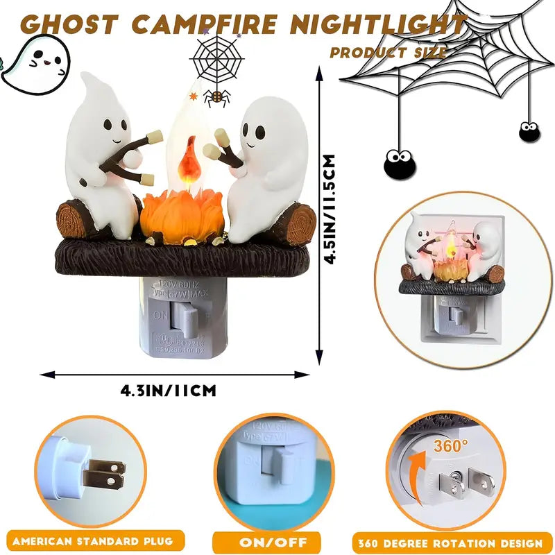 Halloween Ghost Campfire Night Light™