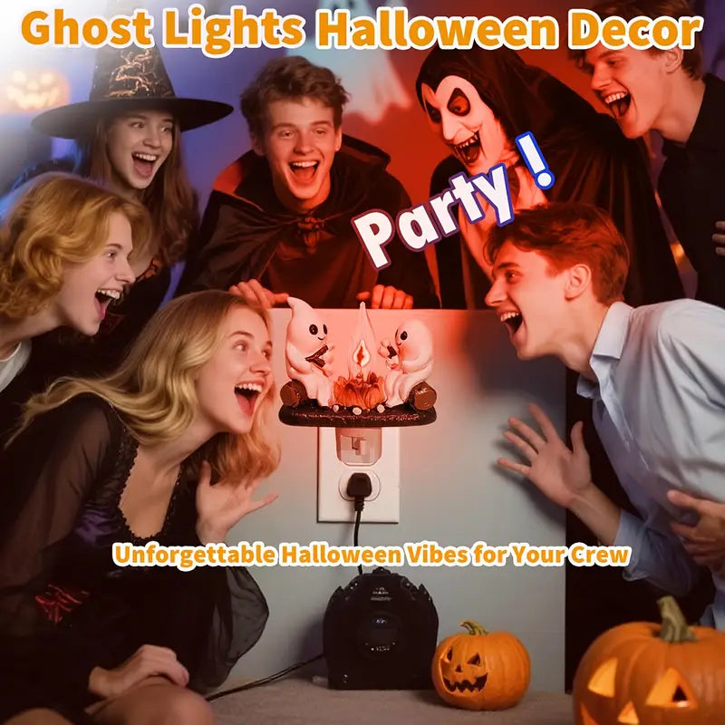 Halloween Ghost Campfire Night Light™