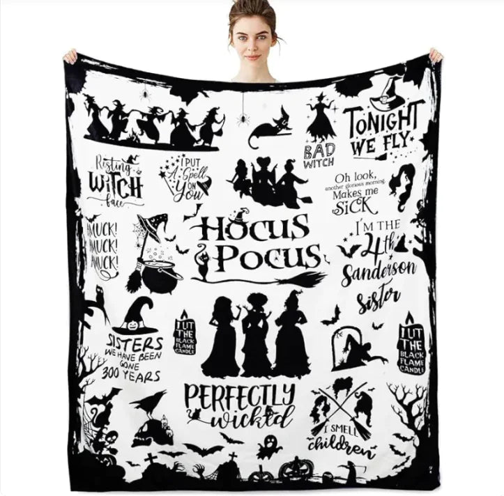 Witch Halloween Throw Blankets™