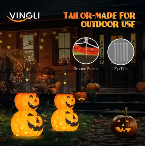 3ft LED Halloween Pumpkin Pop-Up (2-Pack)™