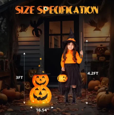 3ft LED Halloween Pumpkin Pop-Up (2-Pack)™
